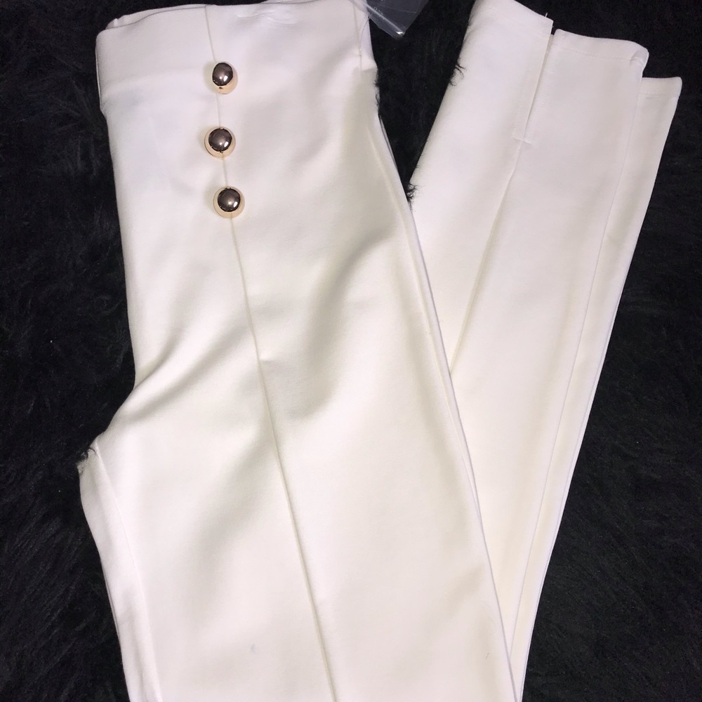 Forever 21 white dress pants.
